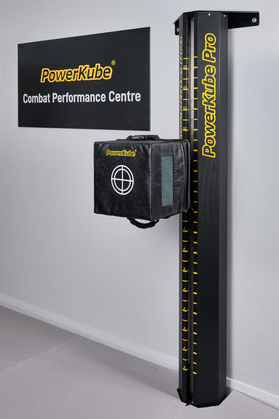 PowerKube Combat Performance Centre designed to measure your striking power.