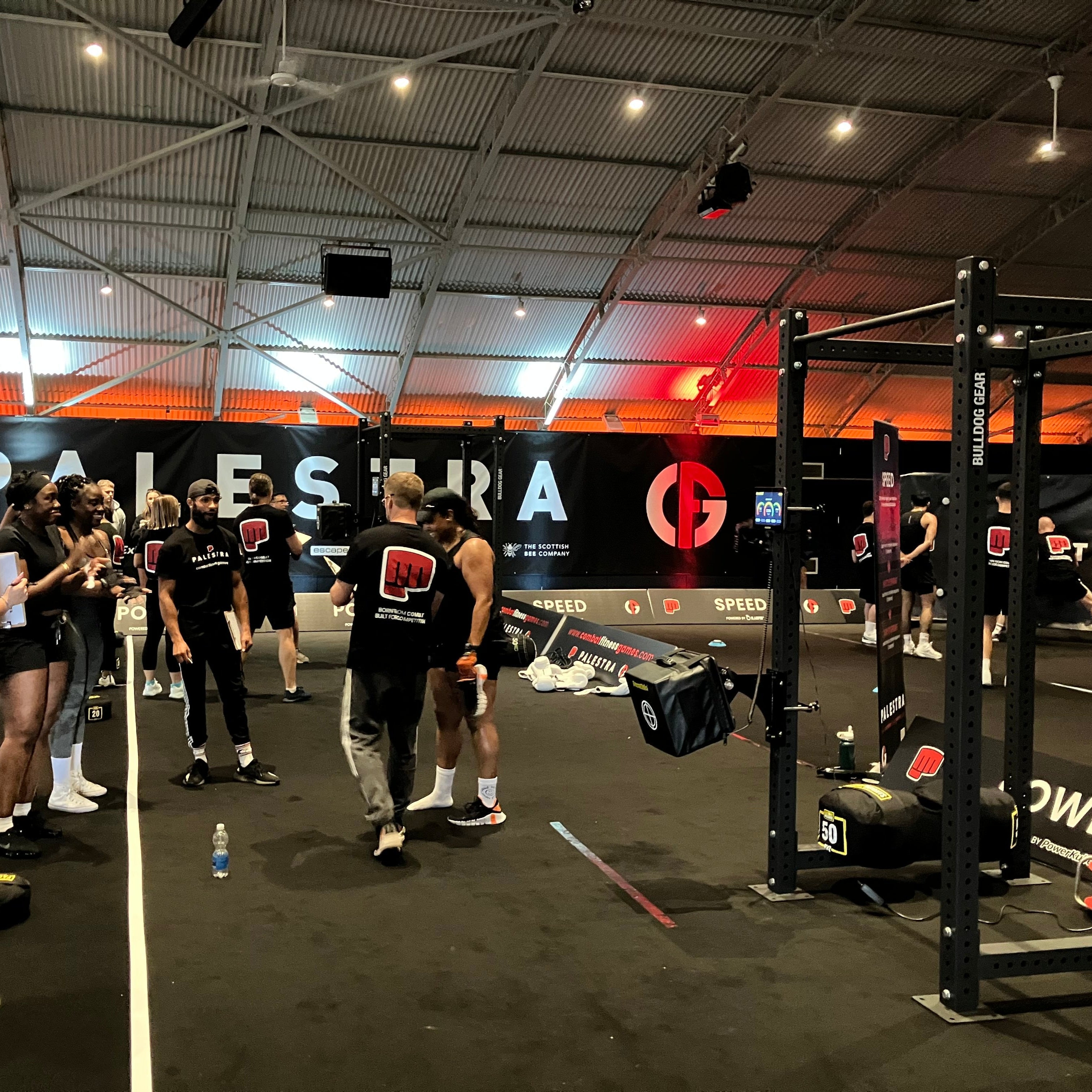 PowerKube at a fitness competition